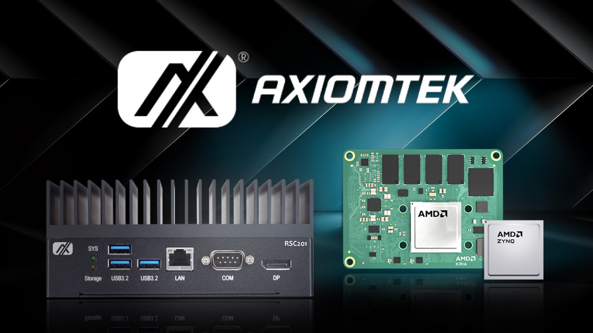 Axiomtek Chooses AMD Kria™ SOM for Edge AI Vision System