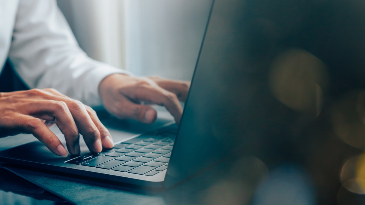 Man on laptop
