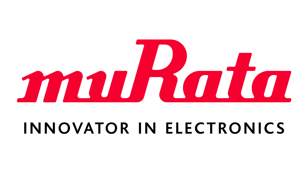 Red stylized muRata logo text on a white background.