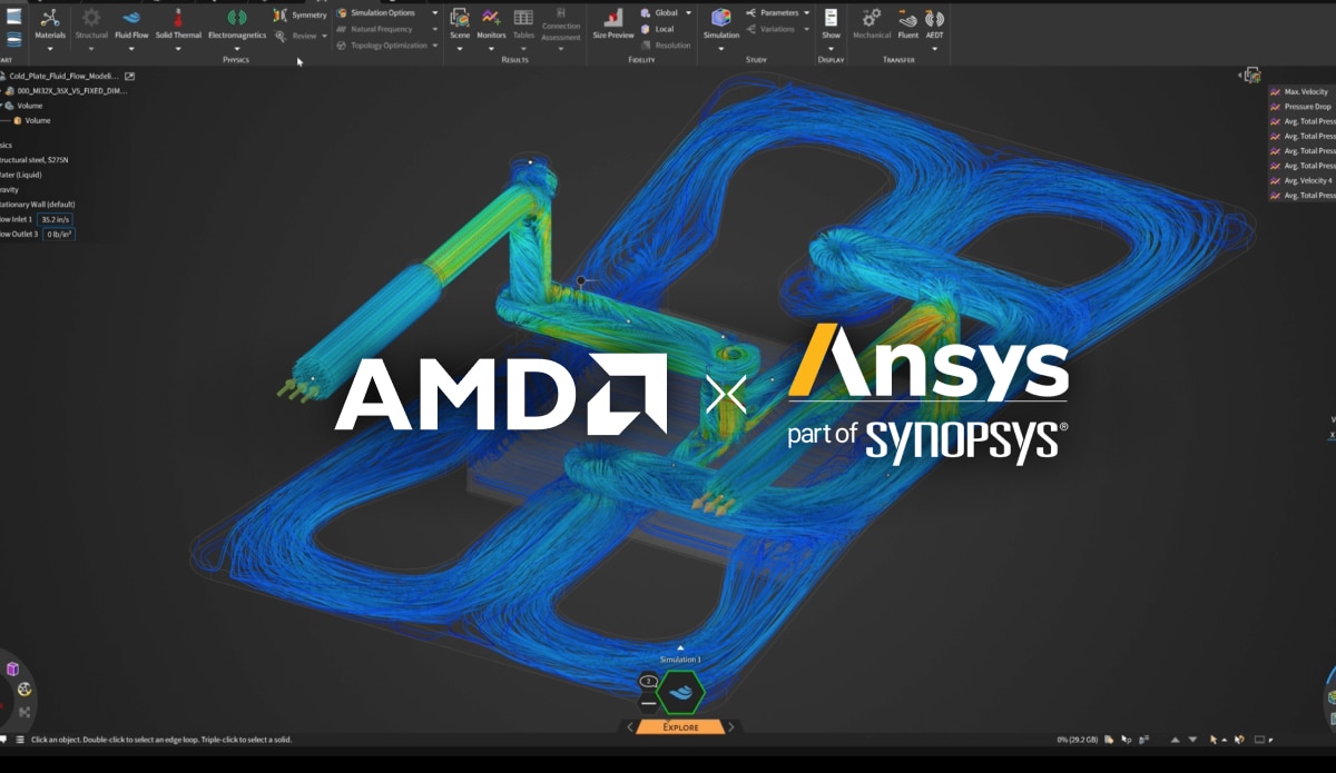Ansys Discovery and AMD Expand Access to High Performance Simulation for More Engineers and Designers