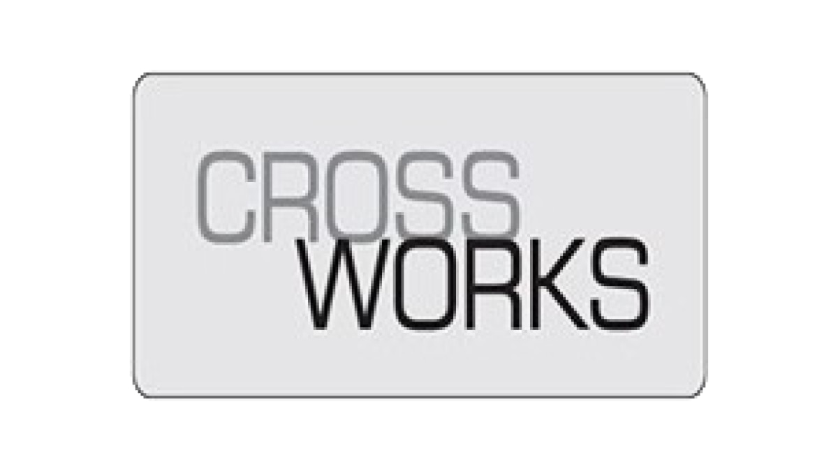 CrossWorks logo padded on white background CrossWorks logo padded on white background