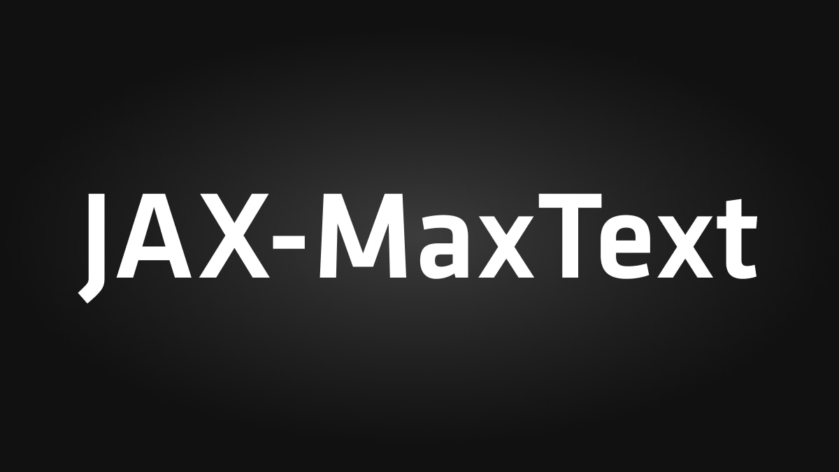 JAX-MaxText logo