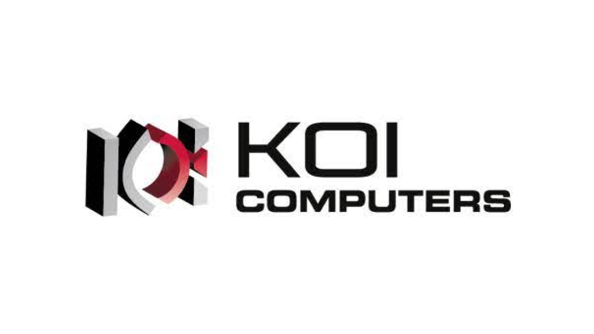 KOI Computers padded logo