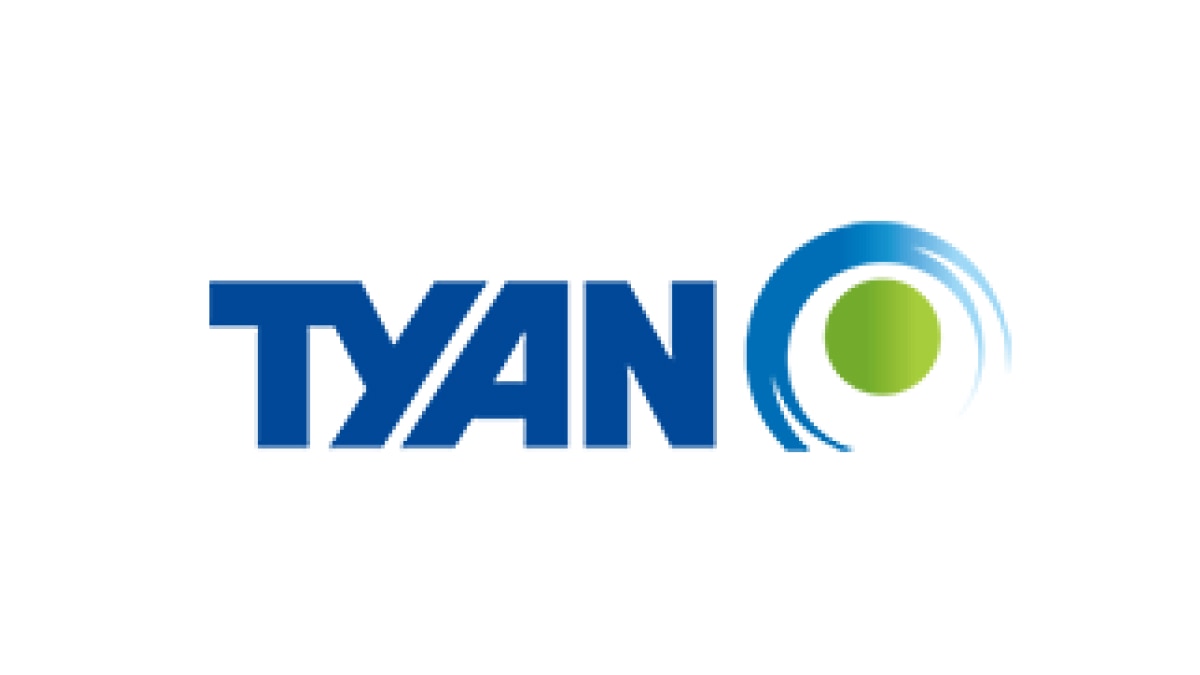 Tyan logo color white padded