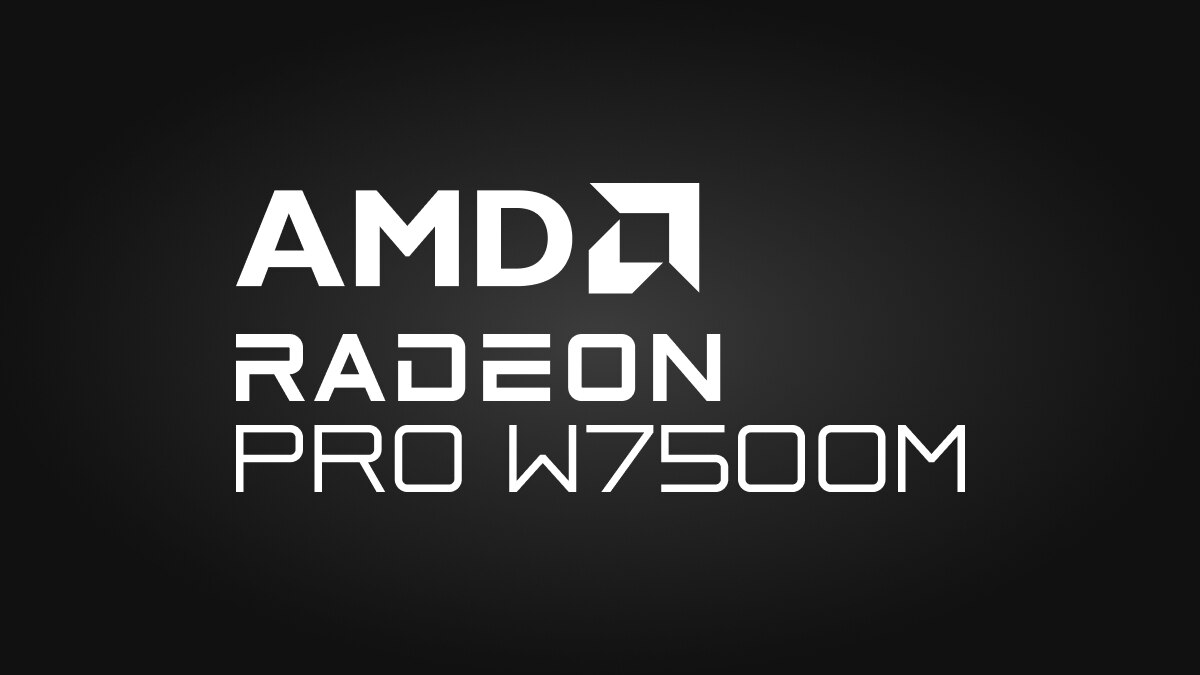 AMD Radeon™ PRO W7500M