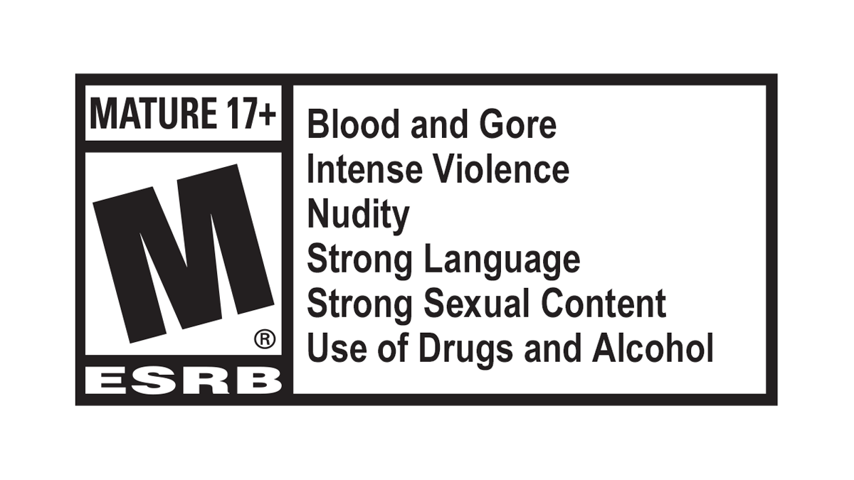 ESRB M 17（适合17 岁或以上玩家）评级标识