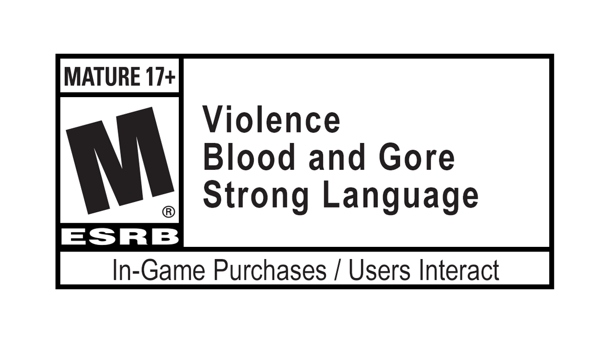 ESRB M17+ rating ESRB M17+ rating