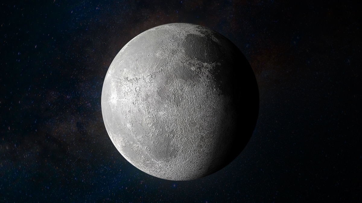 Waning gibbous moon