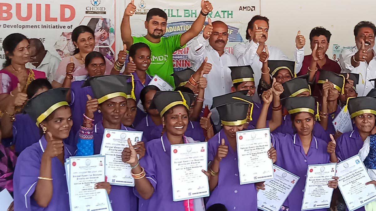 AMD funds the Skill Bharath program run by CHORD India