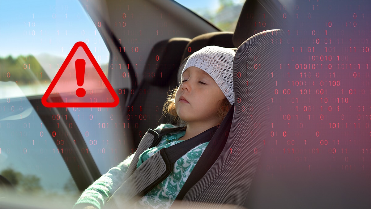 automotive in -cabin monitoring system (ICMS) child in car seat