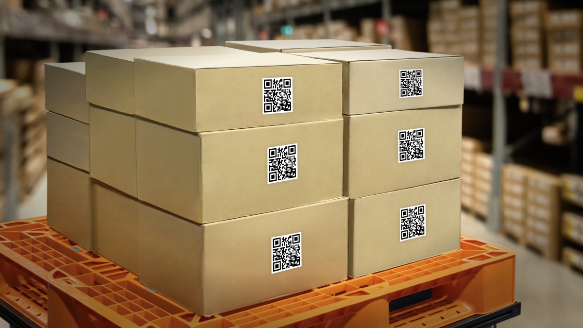 boxes in warehouse