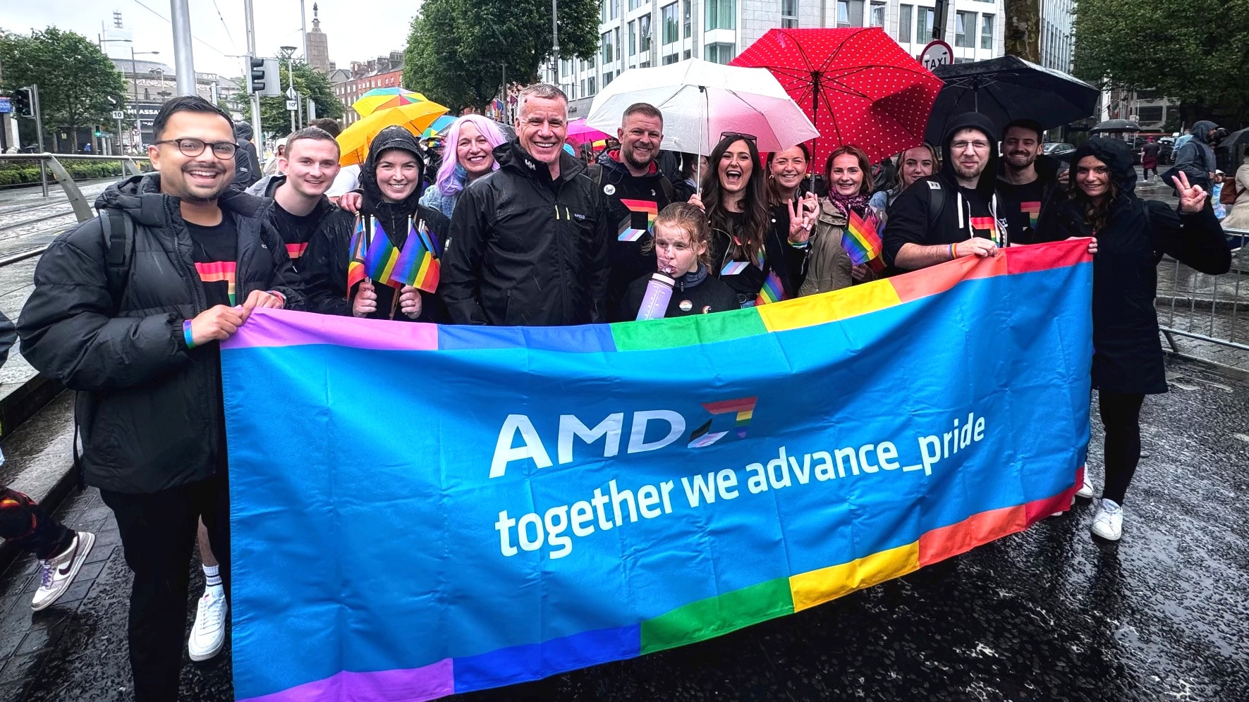 AMD Employees at Pride Parade
