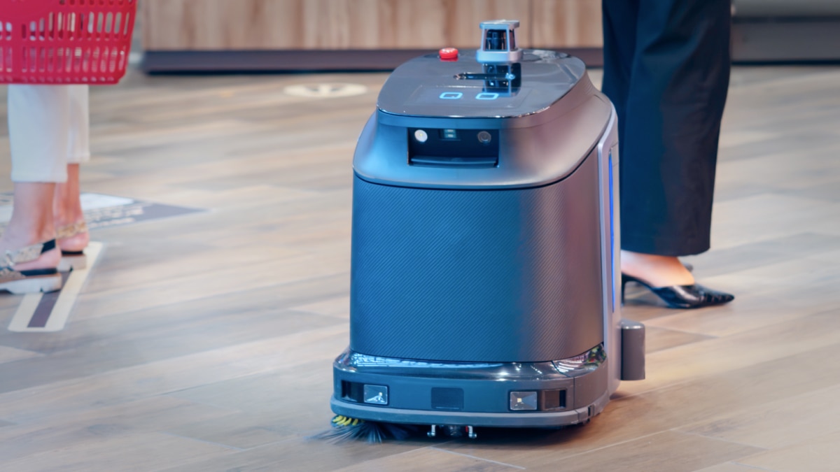 robotic floor cleaner