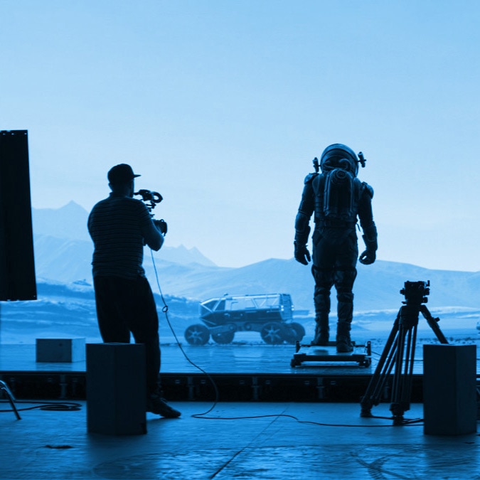 Movie studio set