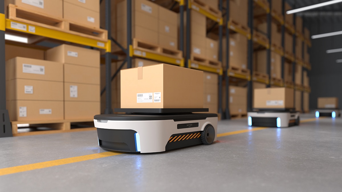 Autonomous Robot transportation in warehouse