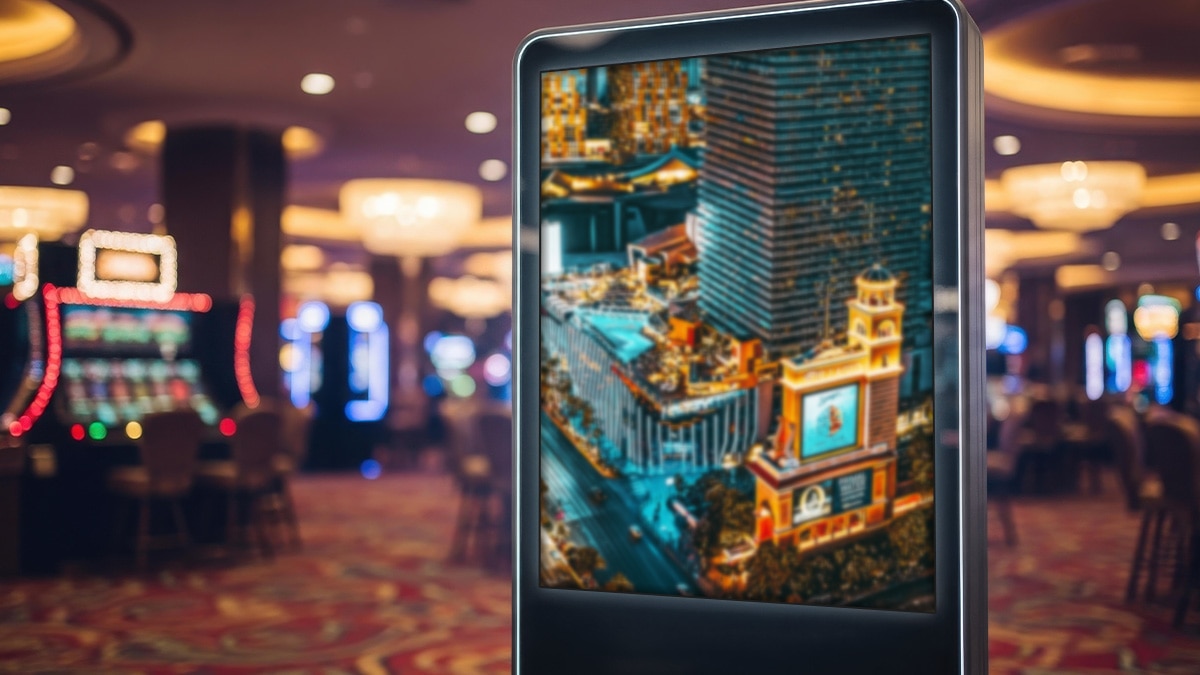 digital sign in casino