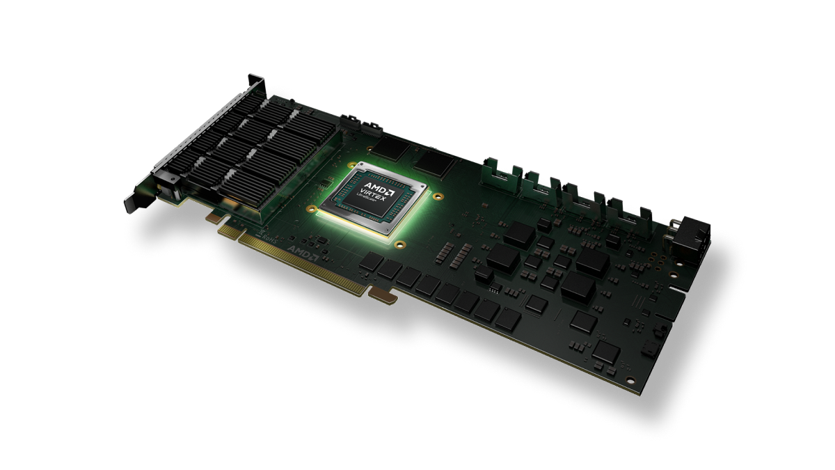 AMD Alveo™ UL3524 is powered by a new Virtex UltraScale+™ FPGA