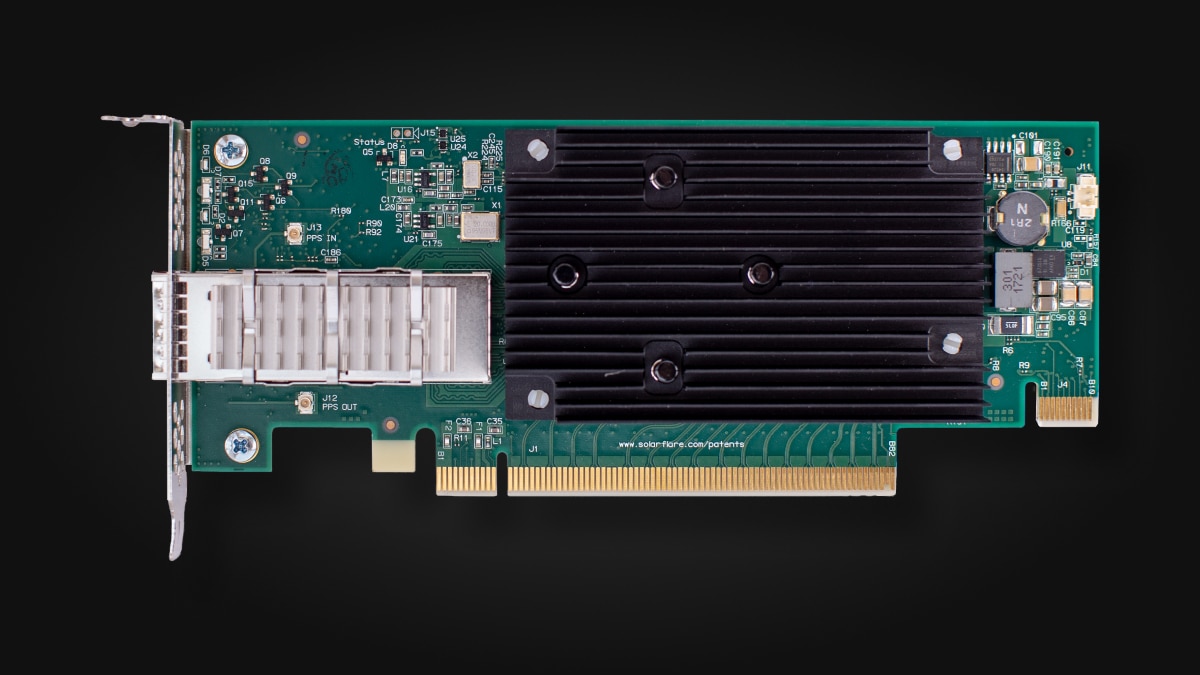 ヒュルスタ　確認用 AMD Solarflare™ X2541 - 10/25/40/50/100 GbE 低レイテンシ