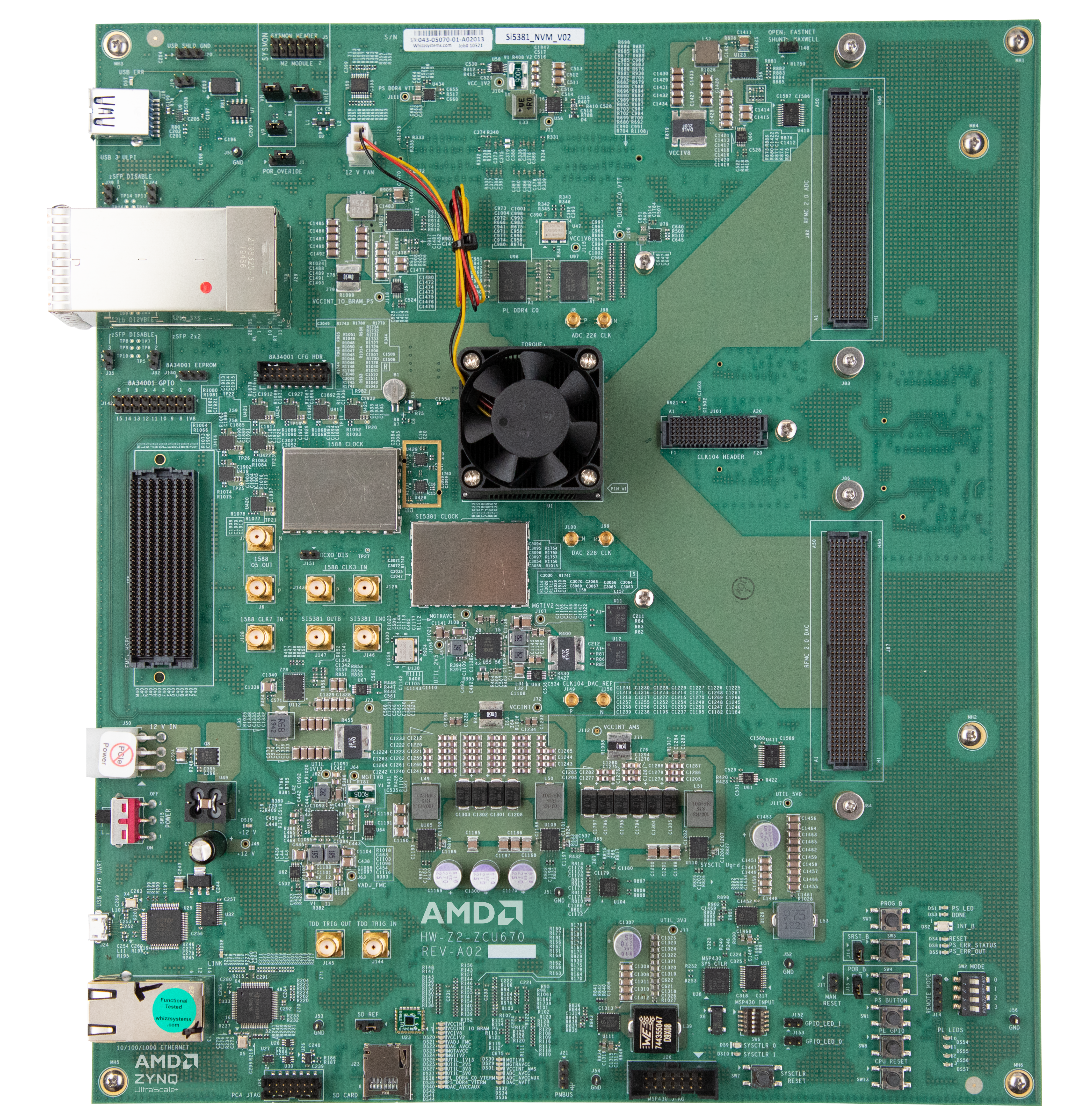 Zynq™ UltraScale+™ RFSoC DFE ZCU670 Evaluation Kit