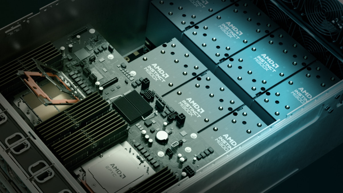 AMD Instinct server
