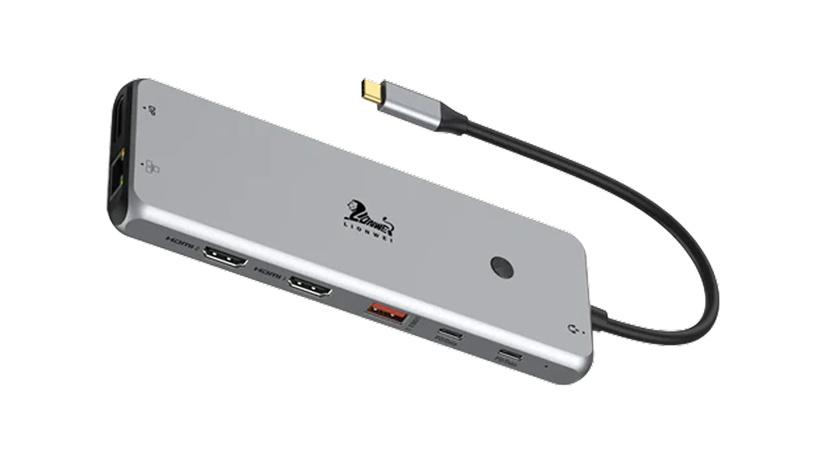 LIONWEI 10 Gbps USB C Docking Station Triple Monitor 13-IN-1