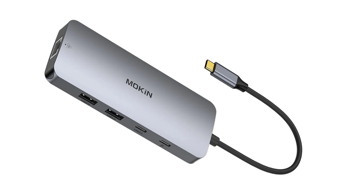 MOKiN 8 IN 1 USB-C to Dual HDMI Adapter