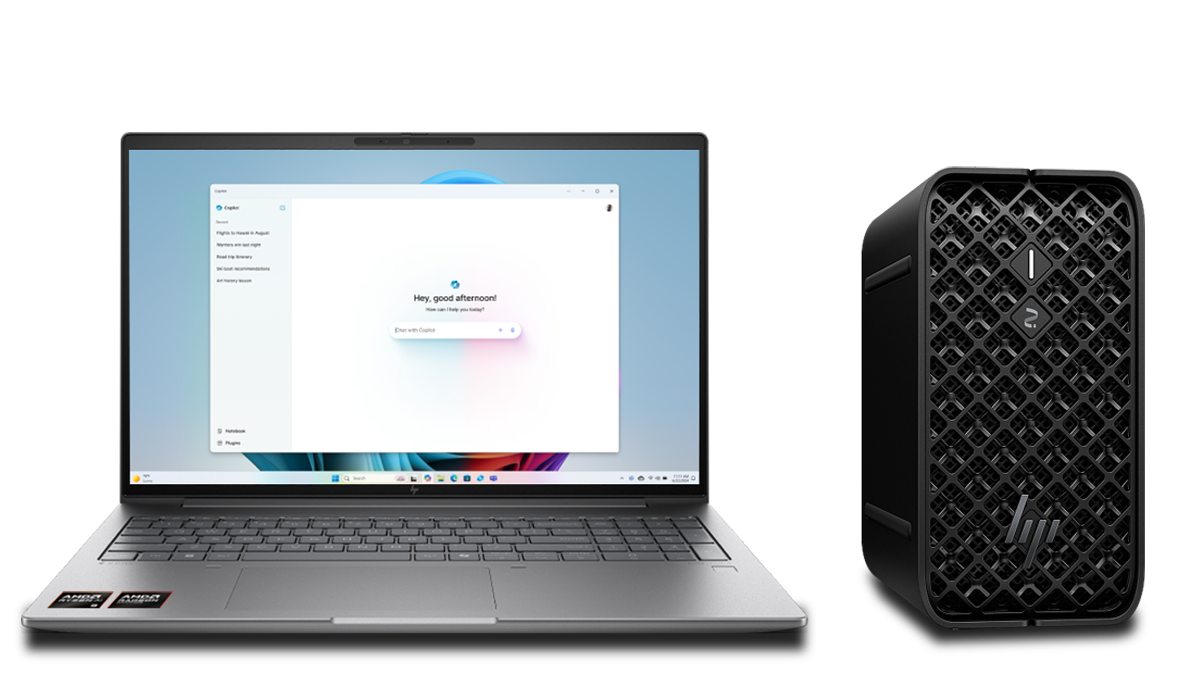 Laptop and desktop computers with AMD Ryzen AI