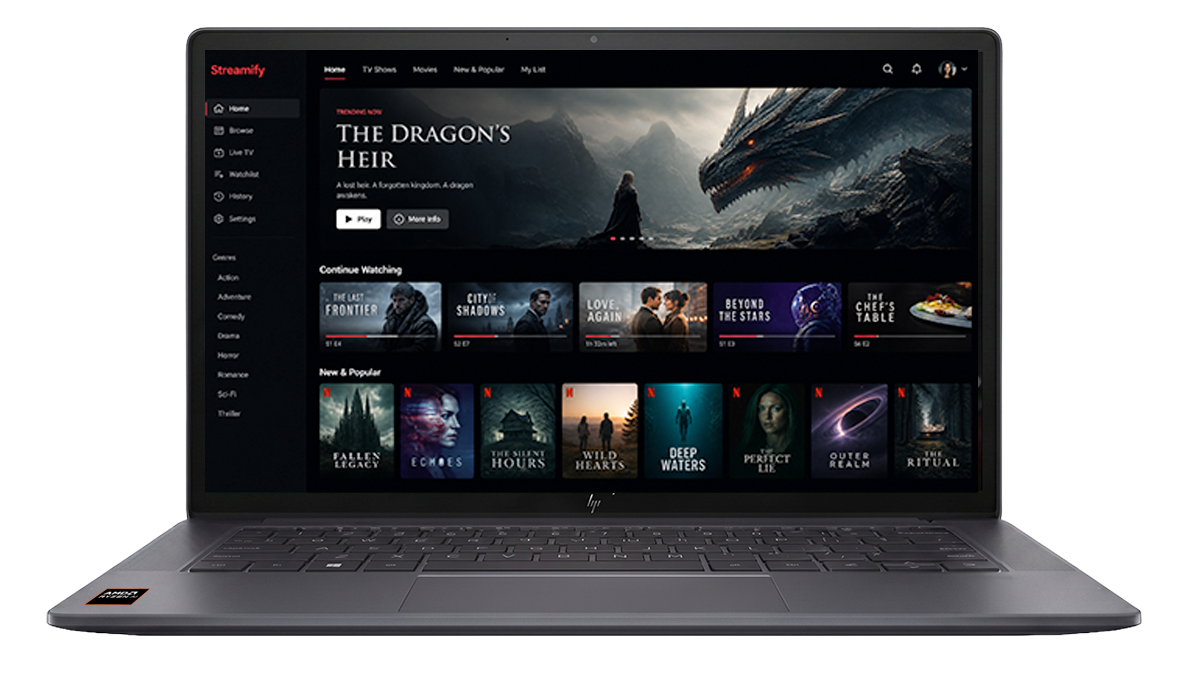 Laptop with AMD Ryzen AI 