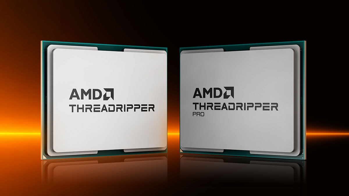 Image showing the chips of the AMD Ryzen Threadripper 9000 series processors