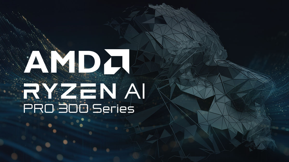 AMD Ryzen™ AI PRO 300 Series lockup