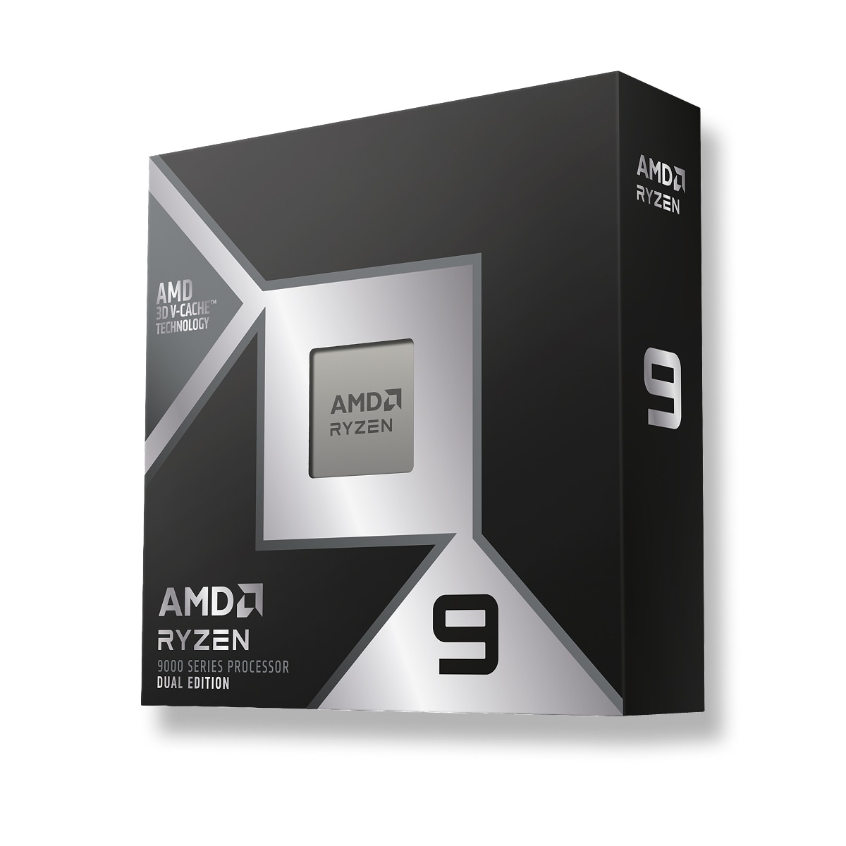 AMD Ryzen™ 9 9950X3D2 Box angle left