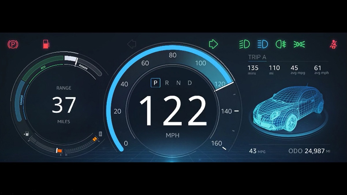 GLStudio QuadAutomotiveCluster