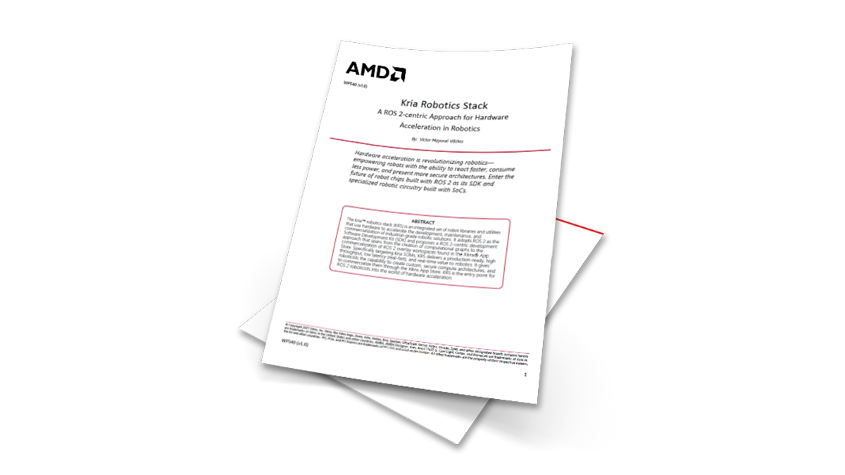 Kria Robotics Stack whitepaper