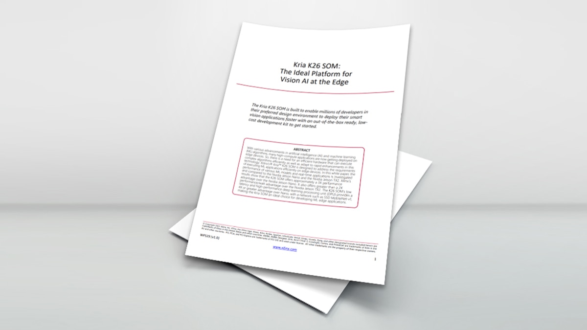 Kria K26 SOM whitepaper Kria K26 SOM whitepaper