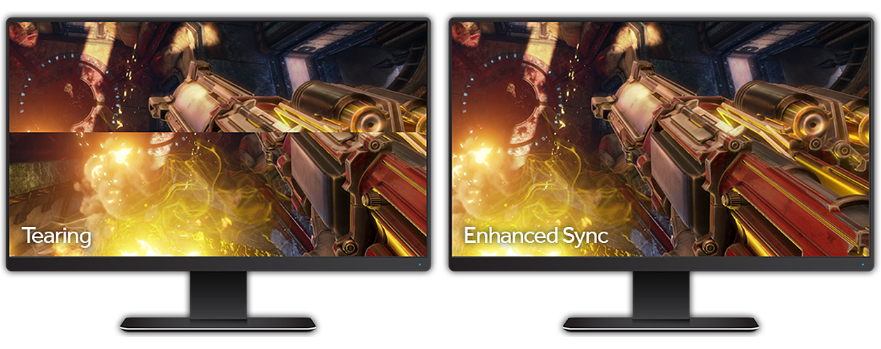 Monitor Showing AMD Enhanced Sync Monitor Showing AMD Enhanced Sync
