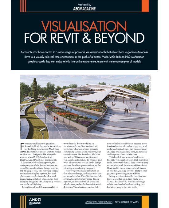 Visualization for Revit and Beyond Visualization for Revit and Beyond