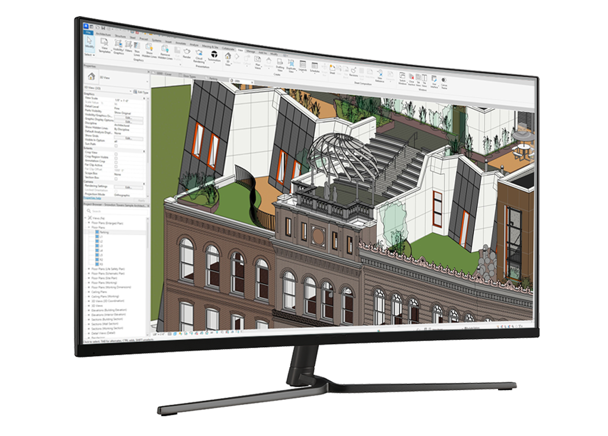 Monitor Showing Realtime Rendering Monitor Showing Realtime Rendering