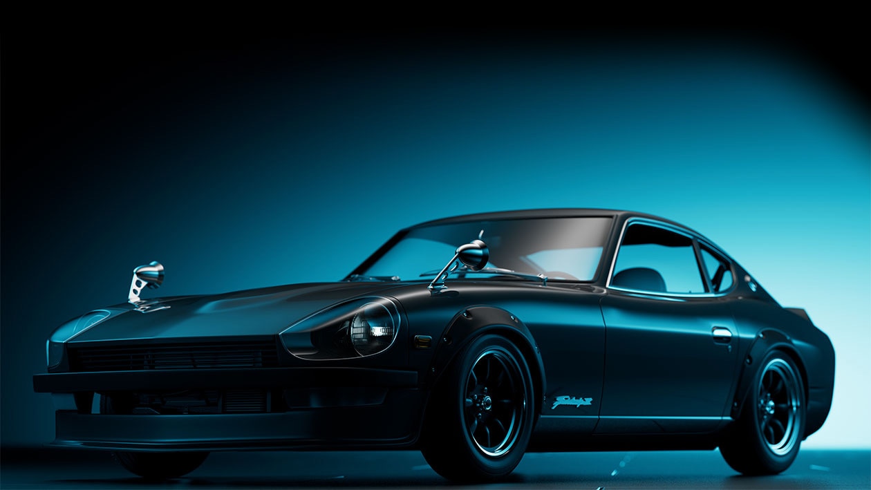 3D car rendering using Maxon Cinema 4D 