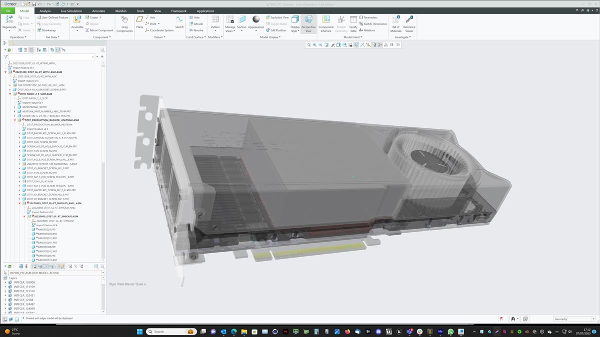PTC Creo OIT view