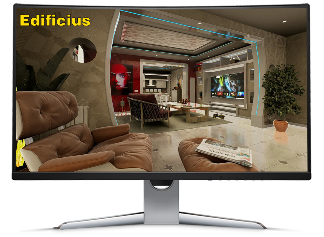 Monitor showing AMD Radeon™ PRO W6800 1440p with Ray Tracing Enabled Monitor showing AMD Radeon™ PRO W6800 1440p with Ray Tracing Enabled