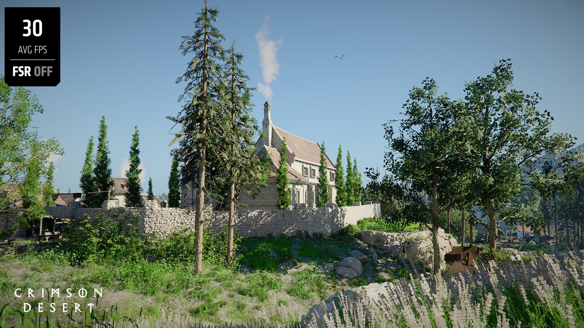 Crimson Desert screenshot with FSR Off