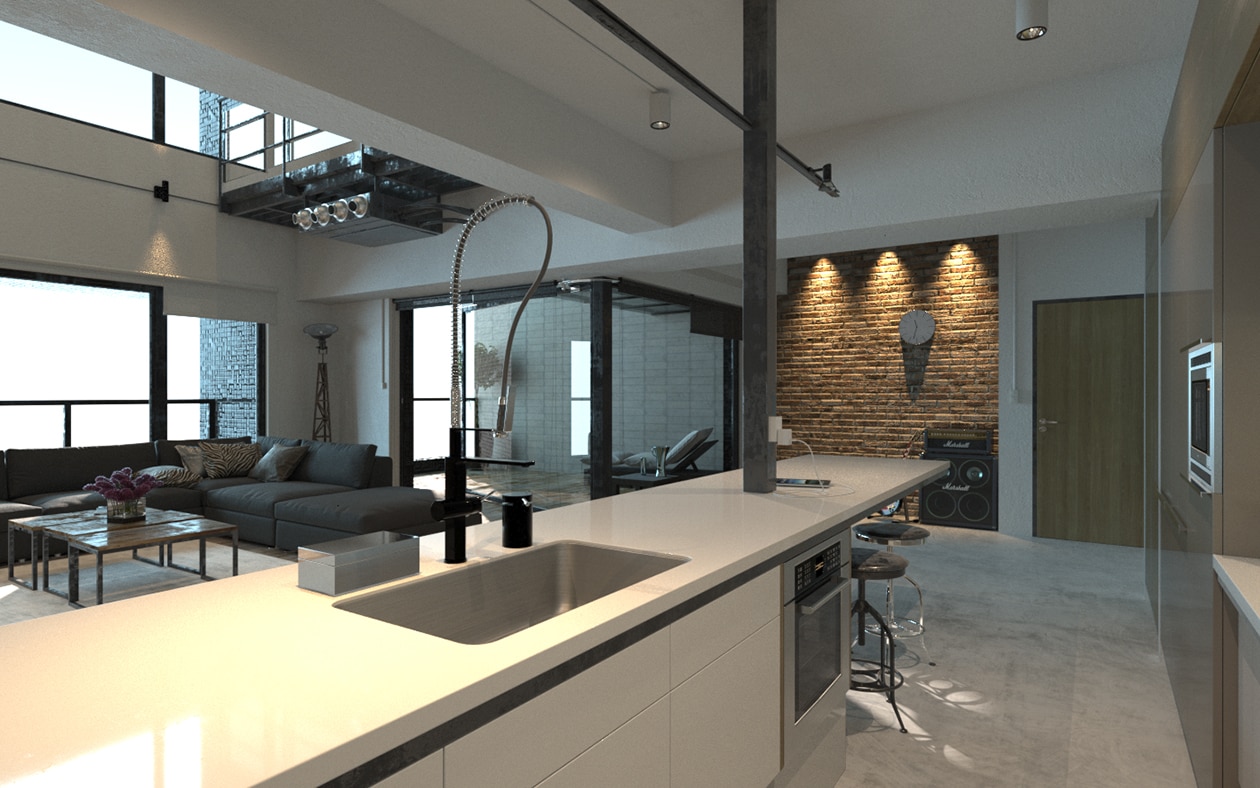 Created by Nick Nikiforov using AMD Radeon™ ProRender for Autodesk® 3ds Max®