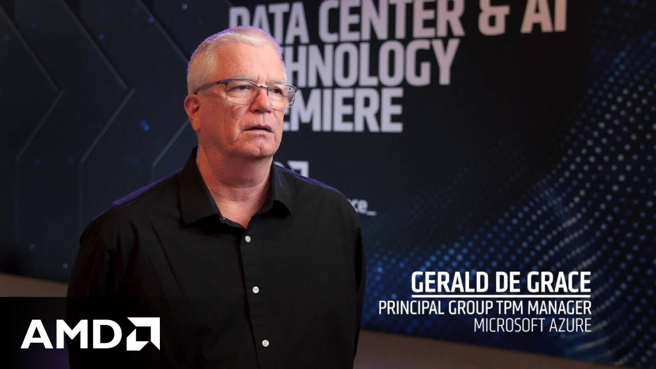 AMD Pensando 客户体验：Gerald De Grace，Microsoft Azure Principle Group TPM 经理