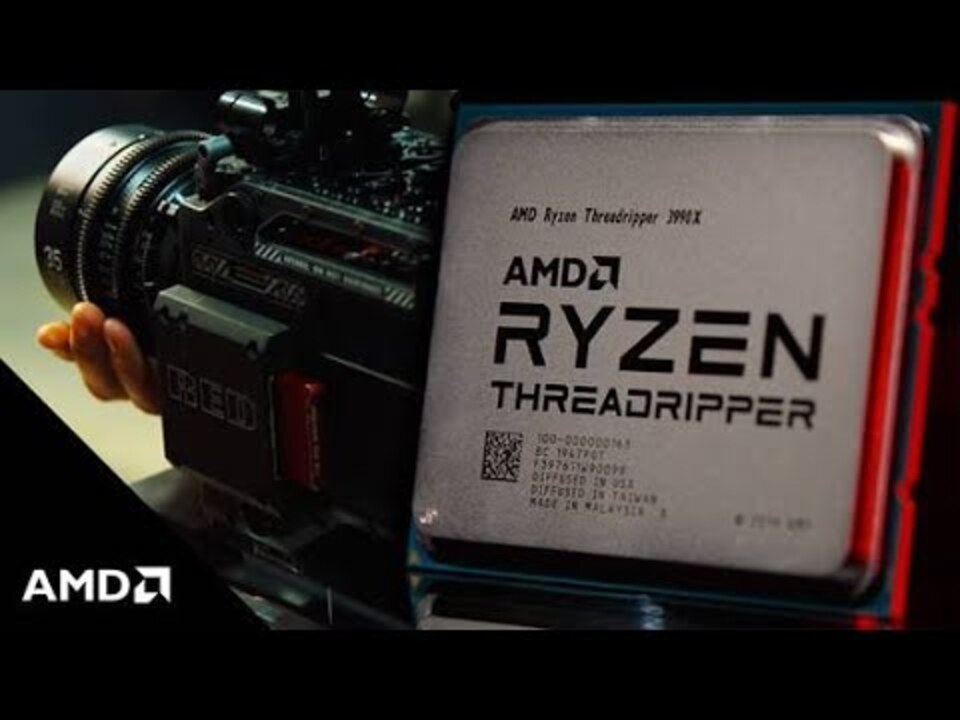 Red Digital Cinema gets 64-core Performance with the AMD Ryzen™ Threadripper™ 3990X