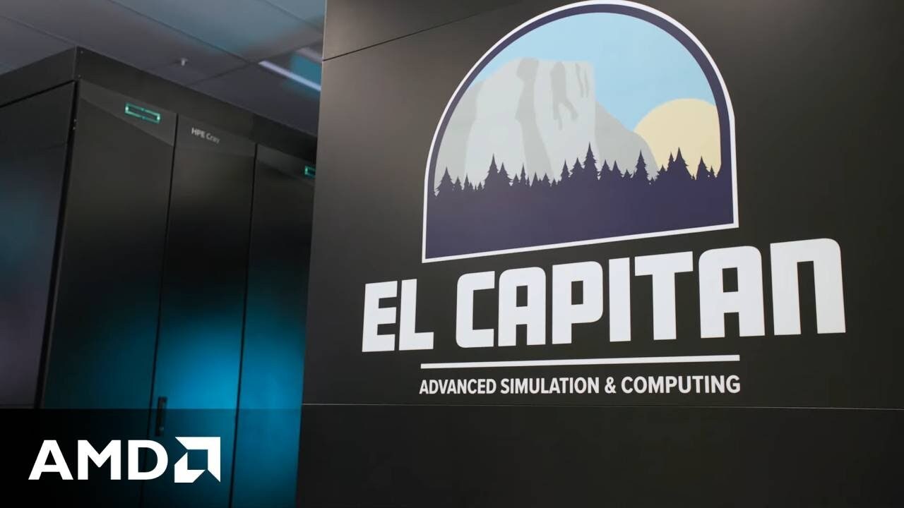 El Capitan Built on AMD Instinct™ MI300A accelerated processing units (APUs)