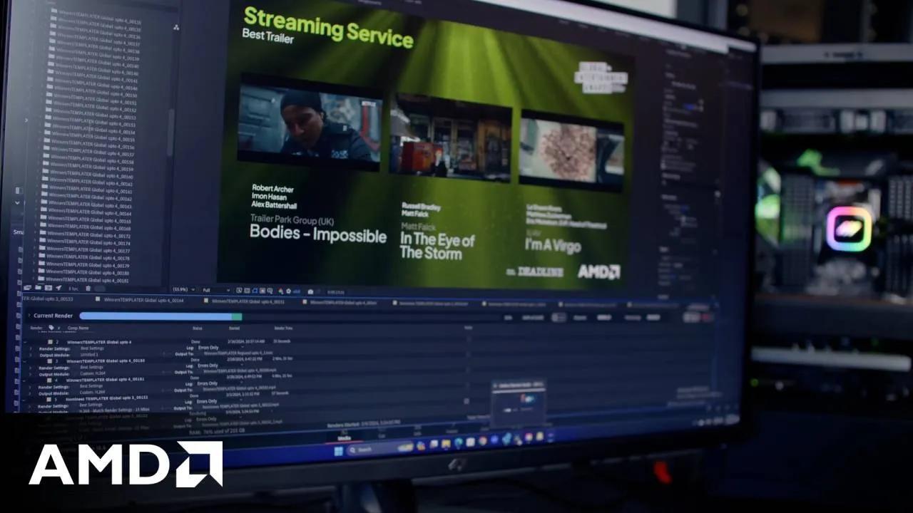 Behind the Scenes How AMD Powers Rapid Production at the Global Entertainment Aw