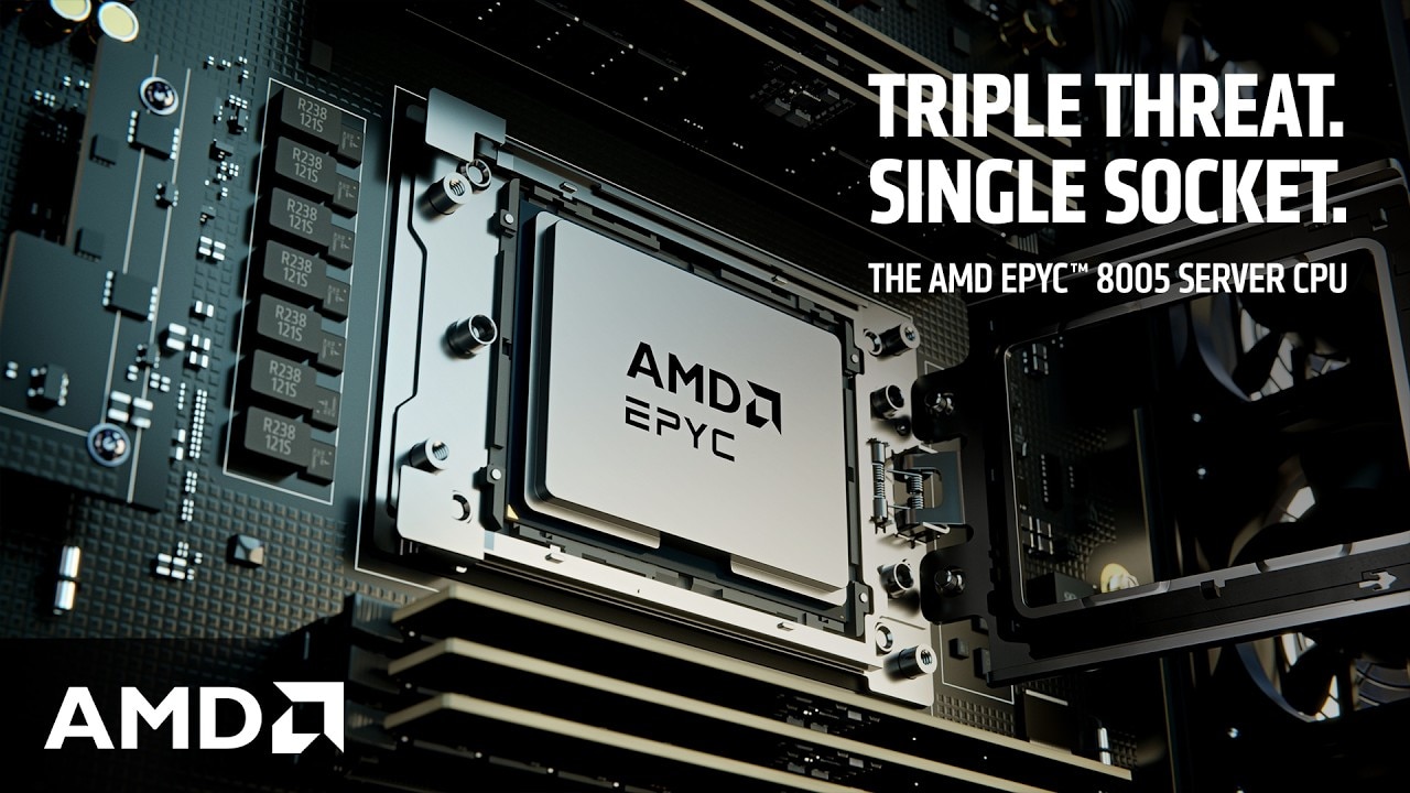 Meet the New AMD EPYC™ 8005 Server CPU Big Performance, Low Power, Small Footprint