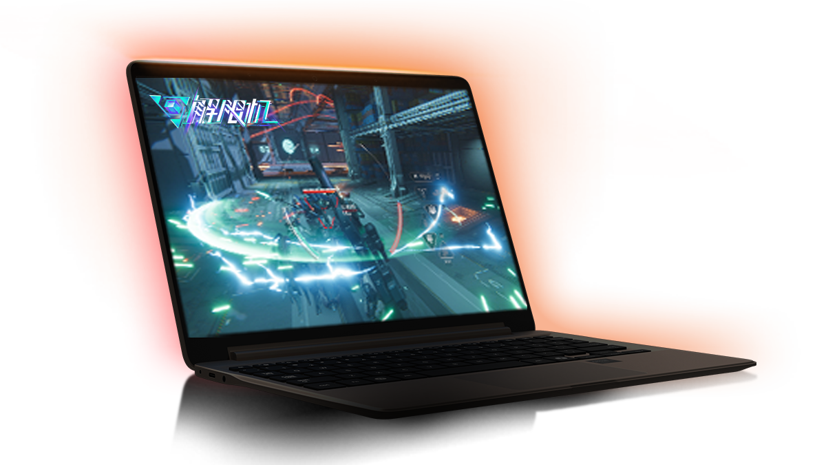 laptop image featuring Mecha Break game screen laptop image featuring Mecha Break game screen