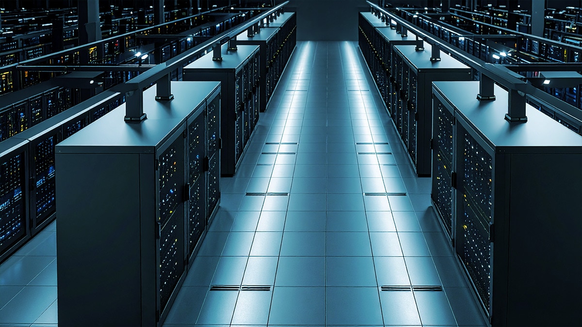 Datacenter with rack servers